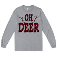 Heather Grey Oh Deer Long Sleeve Tee - Bettercallsaul