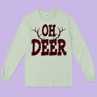 Oh Deer Long Sleeve Tee Designed By Bettercallsaul