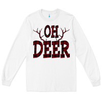 White Oh Deer Long Sleeve Tee - Bettercallsaul