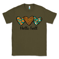 Army Green hello fall Classic Tee - JahusDesignShop