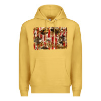 Antique Gold america, cowhide, leopard backgraund Premium Hoodie - JahusDesignShop