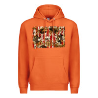 Carrot america, cowhide, leopard backgraund Premium Hoodie - JahusDesignShop