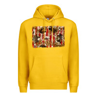 Lemon america, cowhide, leopard backgraund Premium Hoodie - JahusDesignShop