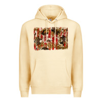 Pina Colada america, cowhide, leopard backgraund Premium Hoodie - JahusDesignShop