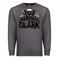 Charcoal Heather you serious clark black bbs Premium Sweatshirt - BundleAndBundleShop