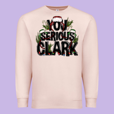 You Serious Clark Black Bbs Premium Sweatshirt Designed By Bundleandbundleshop