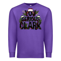 Purple you serious clark black bbs Premium Sweatshirt - BundleAndBundleShop
