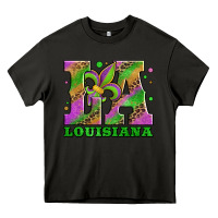 Asphalt mardi gras louisiana fleur de lis Heavy Core Tee - Jasminsmagicworld