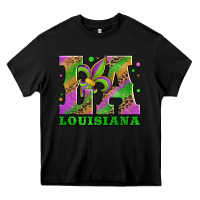 Black mardi gras louisiana fleur de lis Heavy Core Tee - Jasminsmagicworld