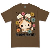 Cacao bloom bestie cat Premium Tee - MaliasSmallBusiness