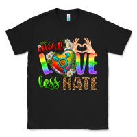 Black More Love Less Hate LGBTQ Classic Tee - BundleAndBundleShop
