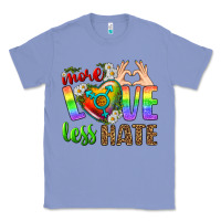 Colony Blue More Love Less Hate LGBTQ Classic Tee - BundleAndBundleShop