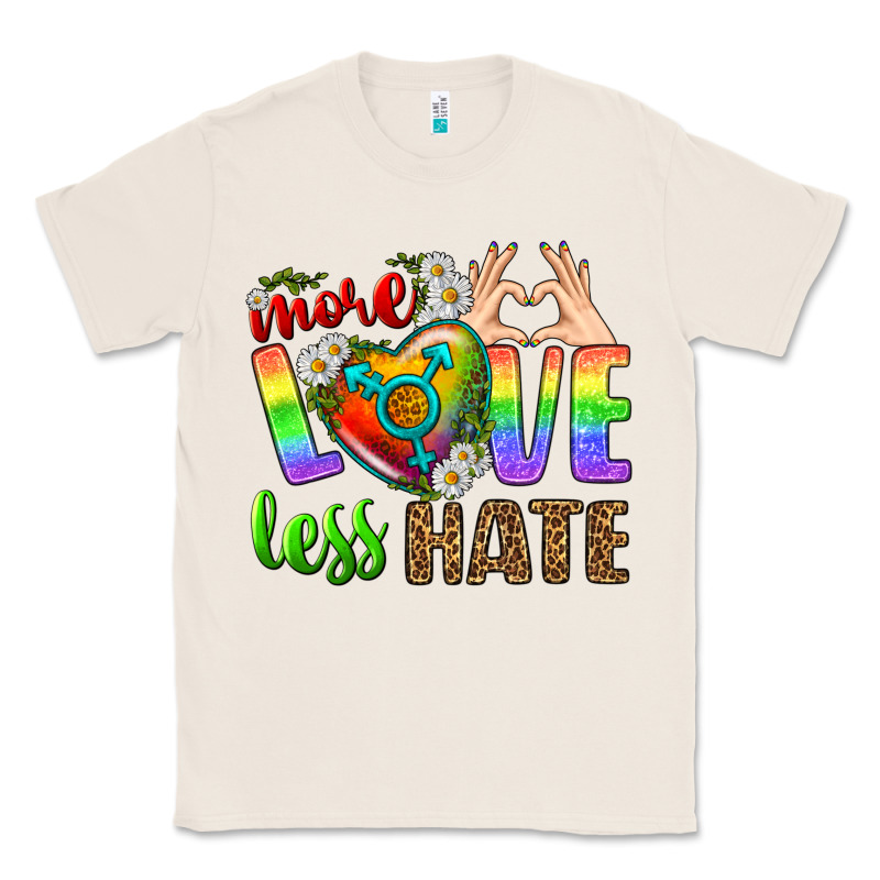 More Love Less Hate Lgbtq Classic Tee by BundleAndBundleShop | Teevron