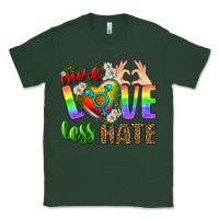 Sports Green More Love Less Hate LGBTQ Classic Tee - BundleAndBundleShop
