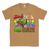 Toasted Coconut More Love Less Hate LGBTQ Classic Tee - BundleAndBundleShop