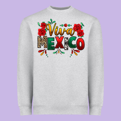 Viva Mexico Cinco De Mayo Heavyweight Sweatshirt Designed By Texasbilliewilder