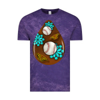 Cloud Purple baseball and western roses teardrop  1 Vintage Tee - BundleAndBundleShop