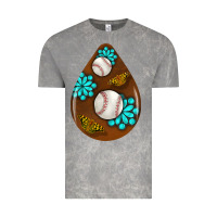 Cloud Rock baseball and western roses teardrop  1 Vintage Tee - BundleAndBundleShop