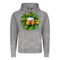 Cloud Rock St. Patricks Sunflower With Beer Vintage Hoodie - BundleAndBundleShop