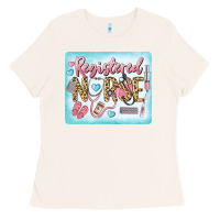 Bone Western Registered Nurse Ladies Tee - LillyAllenDesigns