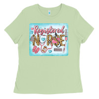 Matcha Western Registered Nurse Ladies Tee - LillyAllenDesigns