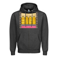 Charcoal Heather glitter pencil Zipper Hoodie - CowGirlArtShop