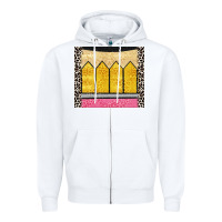 White glitter pencil Zipper Hoodie - CowGirlArtShop