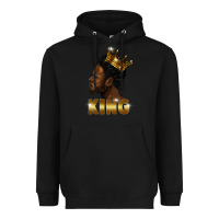 Black black king Heavyweight Hoodie - FaDigitalArtStudio