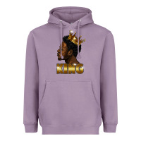 Lavender black king Heavyweight Hoodie - FaDigitalArtStudio
