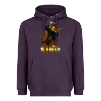 Plum black king Heavyweight Hoodie - FaDigitalArtStudio