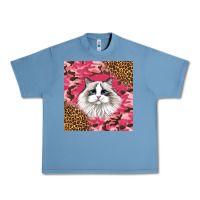 Pebble Blue ragdoll cat Urban Heavy Tee - LillyAllenDesigns