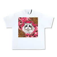 White ragdoll cat Urban Heavy Tee - LillyAllenDesigns