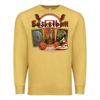 Antique Gold basketball dad Premium Sweatshirt - FaDigitalArtStudio