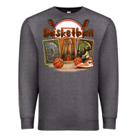 Charcoal Heather basketball dad Premium Sweatshirt - FaDigitalArtStudio