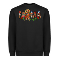 Black Our Lady of Guadalupe Mama Heavyweight Sweatshirt - texasbilliewilder