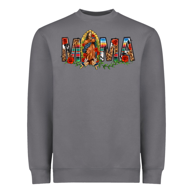 Our Lady Of Guadalupe Mama Heavyweight Sweatshirt by texasbilliewilder | Teevron