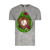 Cloud Rock baseball and western roses teardrop  4 Vintage Tee - BundleAndBundleShop