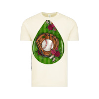 Vintage Arctic baseball and western roses teardrop  4 Vintage Tee - BundleAndBundleShop