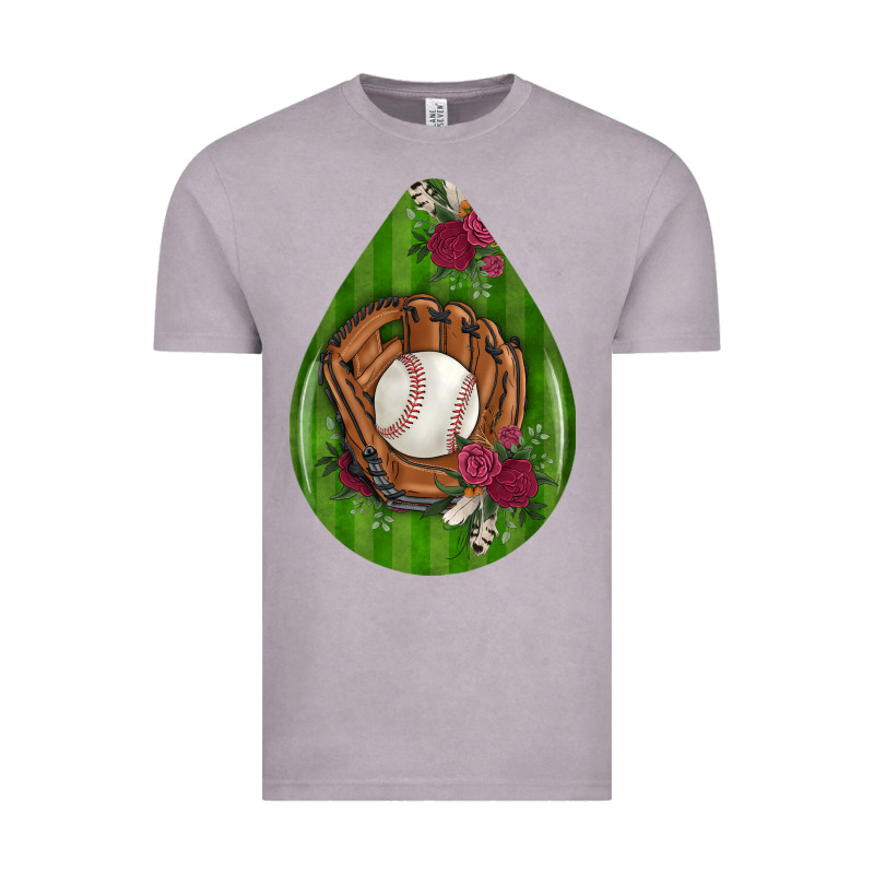 Baseball And Western Roses Teardrop  4 Vintage Tee by BundleAndBundleShop | Teevron