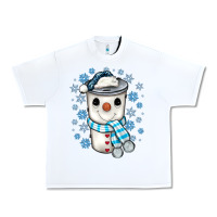 White snowman coffee cup Urban Heavy Tee - JahusDesignShop