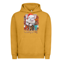 Pigment Peanut Butter merry Christmas pig Urban Hoodie - CowhideDigitalArt