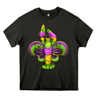 Asphalt mardi gras crawfish fleur de lis Heavy Core Tee - Jasminsmagicworld