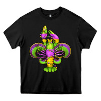 Black mardi gras crawfish fleur de lis Heavy Core Tee - Jasminsmagicworld