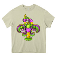 Mossy mardi gras crawfish fleur de lis Heavy Core Tee - Jasminsmagicworld