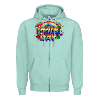 Seafoam Pride day Zipper Hoodie - CowGirlArtShop