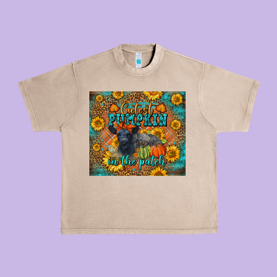 Fall Cutest Pumpkin In The Patch Cute Cow Tumbler Urban Heavy Tee Designed By Lillyallendesigns