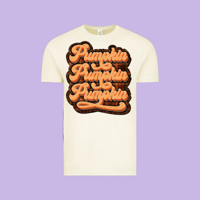 Pumpkin Pumpkin Pumpkin Vintage Tee Designed By Jahusdesignshop