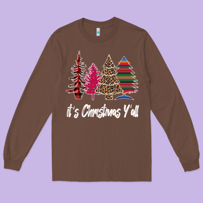 It S Christmas Y All Long Sleeve Tee Designed By Bettercallsaul