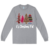 Heather Grey It s Christmas Y all Long Sleeve Tee - Bettercallsaul