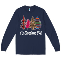 Navy It s Christmas Y all Long Sleeve Tee - Bettercallsaul
